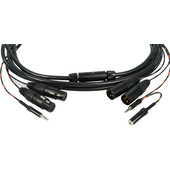 Canare Breakaway Cable for Portable Mixers with Monitor Output 15'