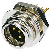 Neutrik RT4MP 4-Pole TINY XLR Male Chassis Connector