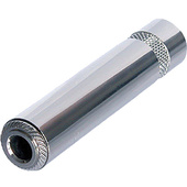 Neutrik 3-Pole 1/4" Female to 3-Pole 1/4" Female Cable Adapter (Nickel Housing, Nickel Plating)