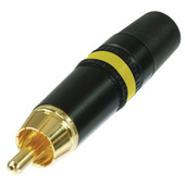 Neutrik NYS373-4 DIN RCA Plug (Yellow)