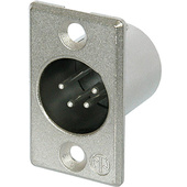 Neutrik 4-Pole Male Receptacle with Soldered Contacts