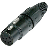 Neutrik NC6FX-B 6-Pole Female Cable Connector