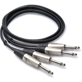 Hosa HPP-015X2 Pro 1/4'' Cable 15ft (Dual)