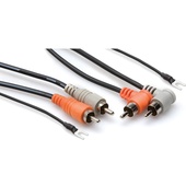 Hosa CRA-203DJ Dual RCA Cable 3m (w/ Ground Cable)