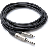 Hosa HPR-005 Unbalanced 1/4" TS Male to RCA Male Audio Cable (5')
