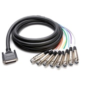 Hosa DTF-804 DB25 to XLR Snake Cable 4m
