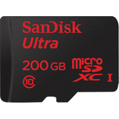 SanDisk 200GB Ultra UHS-I microSDXC Memory Card (Class 10)