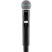 Shure QLXD2-BETA58A Handheld Microphone Transmitter With Beta58A Capsule (H53: 534 to 598 MHz)