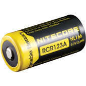 NITECORE NL166 Li-Ion Rechargeable Battery RCR123A (3.7V, 650mAh)