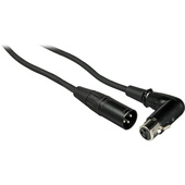Pearstone PM Series XLR M to Angled XLR F Professional Microphone Cable - 10'