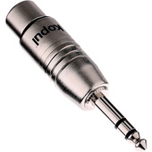 Kopul 3-Pin XLR Female to 1/4" TRS Male Barrel Adapter