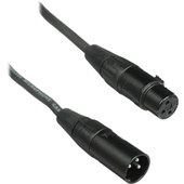 Kopul Performance 2000 Series XLR M to XLR F Microphone Cable - 2' (0.6 m), Black