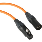 Kopul Premium Performance 3000 Series XLR M to XLR F Microphone Cable - 10' (3.0 m), Orange