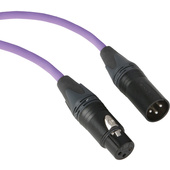 Kopul Premium Performance 3000 Series XLR M to XLR F Microphone Cable - 10' (3.0 m), Violet