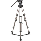 Libec LX10 2-Stage Aluminum Tripod System with Floor-Level Spreader
