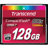 Transcend 128GB 800x CompactFlash Memory Card UDMA