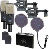 AKG C 414 XLS/ST Large Diaphragm Condenser Microphone (Matched Pair)