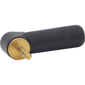 Switchcraft 35HD Series 3.5mm Right Angle Stereo Plug Cable Diameter (Black, Gold)