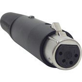 Switchcraft A Series 4-Pin XLR Female Cable Mount (Black, Silver)