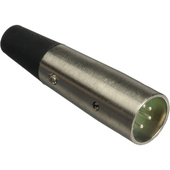 Switchcraft A Series 4 Pin XLR Male Cable Mount (Silver Pins, Nickel)