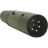 Switchcraft A Series 4-Pin XLR Male Cable Mount (Black, Silver)