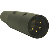 Switchcraft A Series 4-Pin XLR Male Cable Mount (Black, Gold)