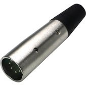 Switchcraft A Series 5-Pin XLR Male Cable Mount (Nickel, Silver)