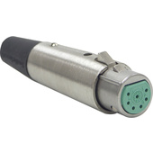 Switchcraft A Series 7-Pin XLR Female Cable Mount (Nickel, Silver)