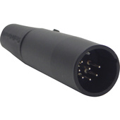 Switchcraft A Series 7-Pin XLR Male Cable Mount (Black, Silver)