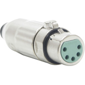 Switchcraft AAA Series 5-Pin XLR Female Cable Mount (Black Metal, Silver)