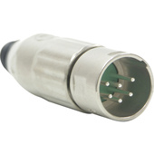 Switchcraft AAA Series 6-Pin XLR Male Cable Mount (Nickel Metal, Silver)