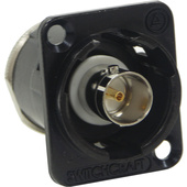Switchcraft EH Series BNC Female to Solder Contacts Connector (Black)