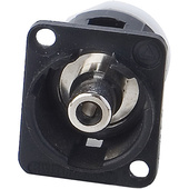 Switchcraft EH Series RCA Female Feedthru (Black)
