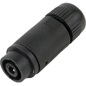 Switchcraft HPC Cable Mount Plug Inline with .250 Faston Terminals