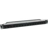 Switchcraft 1 RU QG Panel with 16 Male XLRs Pre-Loaded