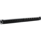 Switchcraft 1 RU QG Panel with 8 Male and 8 Female XLRs Pre-Loaded
