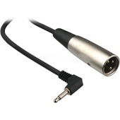 Hosa XVM-110M Stereo 3.5mm Mini Angled Male to XLR Male Cable - 10'