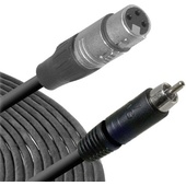 Hosa XRF-103 XLR Female to RCA Male Audio Interconnect Cable - 3'
