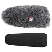 Rycote Shotgun Mic Foam and Windjammer Combo (12cm, Large Hole)