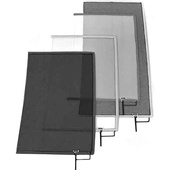 Matthews 149064 Open End Scrim - 24x36" - Black Double Scrim