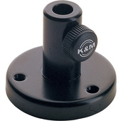 K&M table mount flange for 23850 desk arm stand (black)