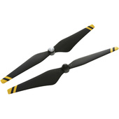 DJI 9450 Self-Tightening Propeller Pair for E305 Tuned Propulsion System - Black/Yellow Stripes