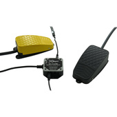 X-keys USB 12 Switch Interface with Footswitch Bundle (Black and Yellow Commercial)