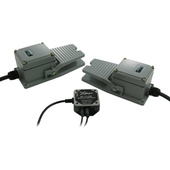 X-keys USB Twelve-Switch Interface with Footswitch Bundle (2 Gray Industrial, No Guard)