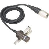Audio Technica AT829CW Cardioid Condenser Lavalier Microphone for UniPak Transmitters