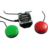 X-keys USB 12 Switch Interface with Red and Green Orby Button