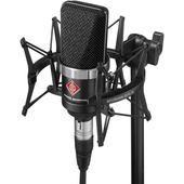 Neumann TLM-102 Large Diaphragm Studio Condenser Microphone (Studio Set, Black)
