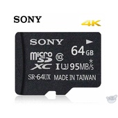 Sony 64GB High Speed microSDXC UHS-I Memory Card (Class 10, U3)