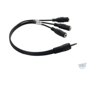 X-keys TRRS 3-Way Splitter