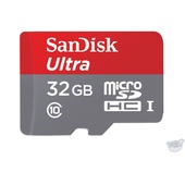 SanDisk 32GB Ultra UHS-I microSDHC Memory Card (Class 10)